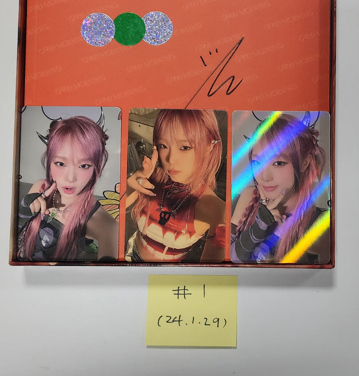 Yena "Good Morning" 3rd Mini - Hand Autographed(Signed) Album [24.1.29]
