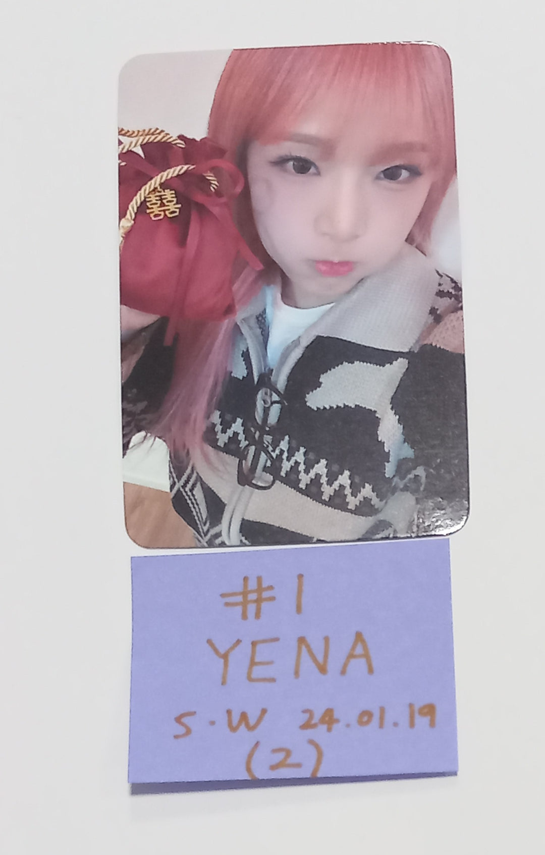 YENA "Good Morning" - Soundwave Fansign Event Photocard [24.1.30]