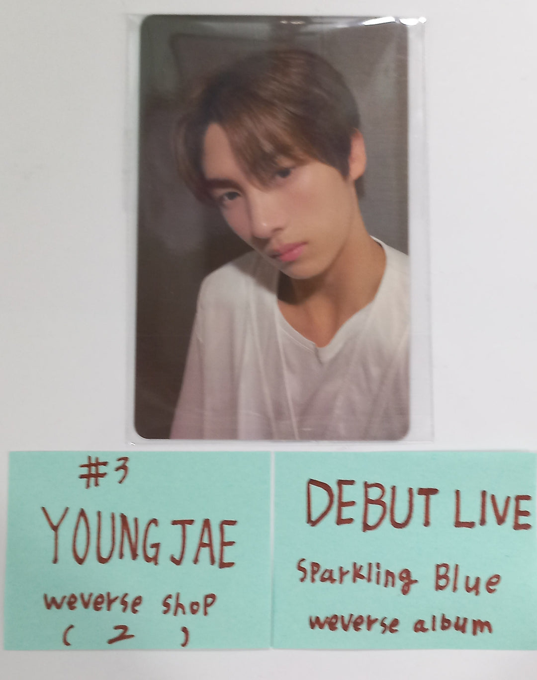 TWS "Sparkling Blue" 1st Mini - Weverse Shop Debut Live Event Photocard [Weverse Album Ver.] [24.1.31]