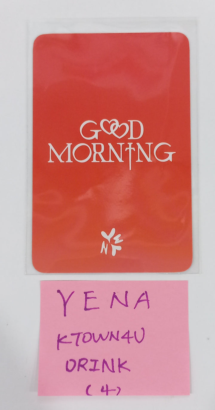 YENA "Good Morning" - Ktown4U Drink Event Photocard [24.2.1]
