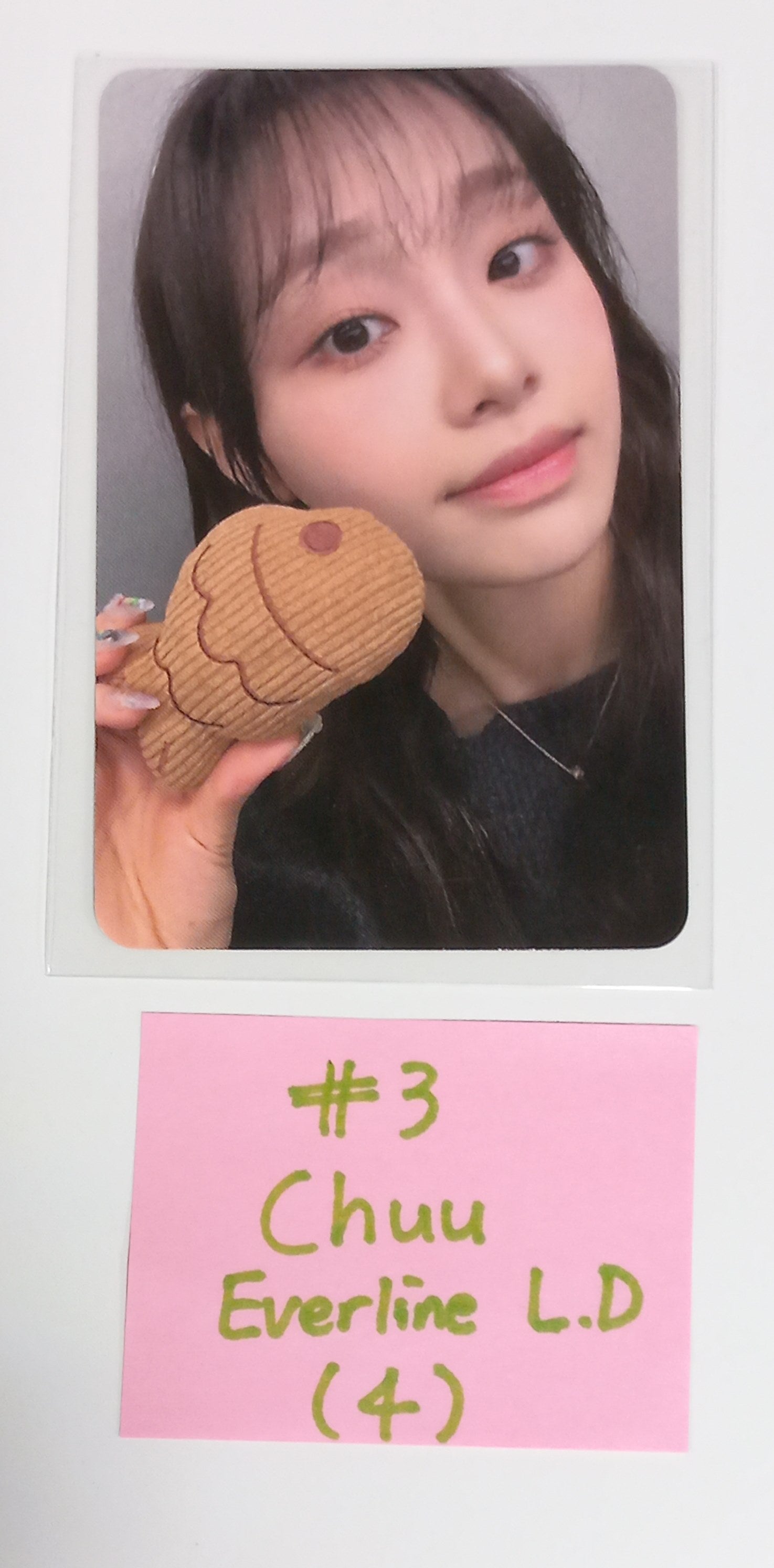 loona chuu flip that everline MD トレカ チュウ LOONA Summer Special Album Flip That Lucky Draw Photocard