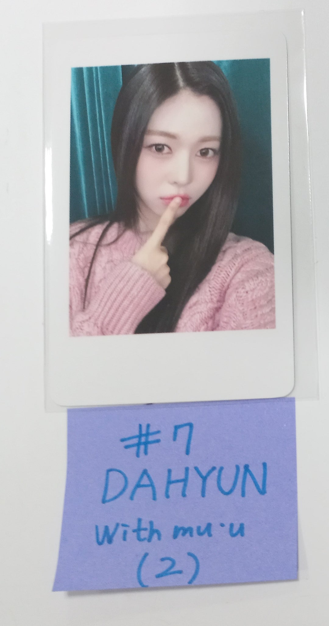 TripleS "Aria" - Withmuu Fansign Event Polaroid Type Photocard [24.2.2]