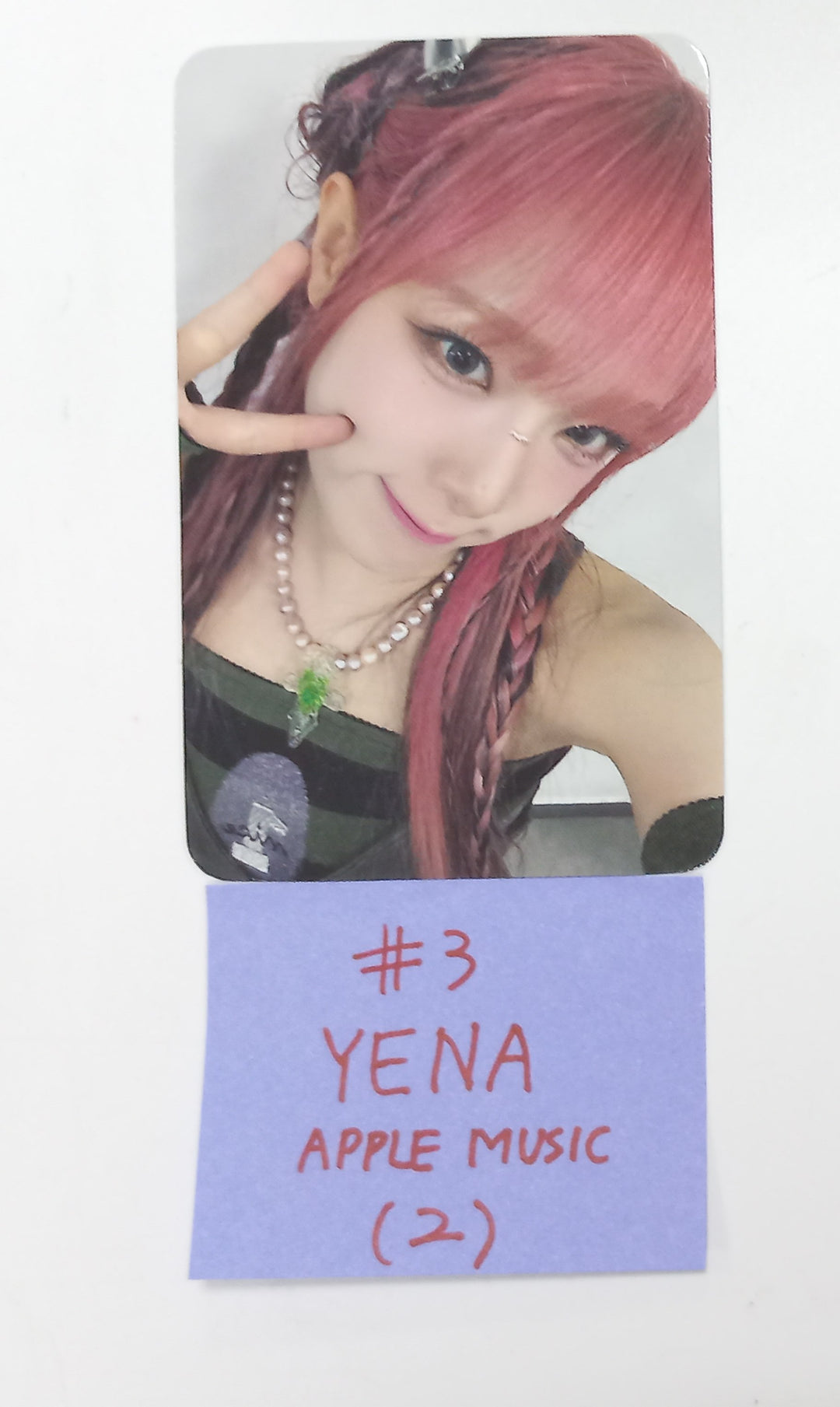 YENA "Good Morning" - Apple Music Fansign Event Photocard [24.2.2]
