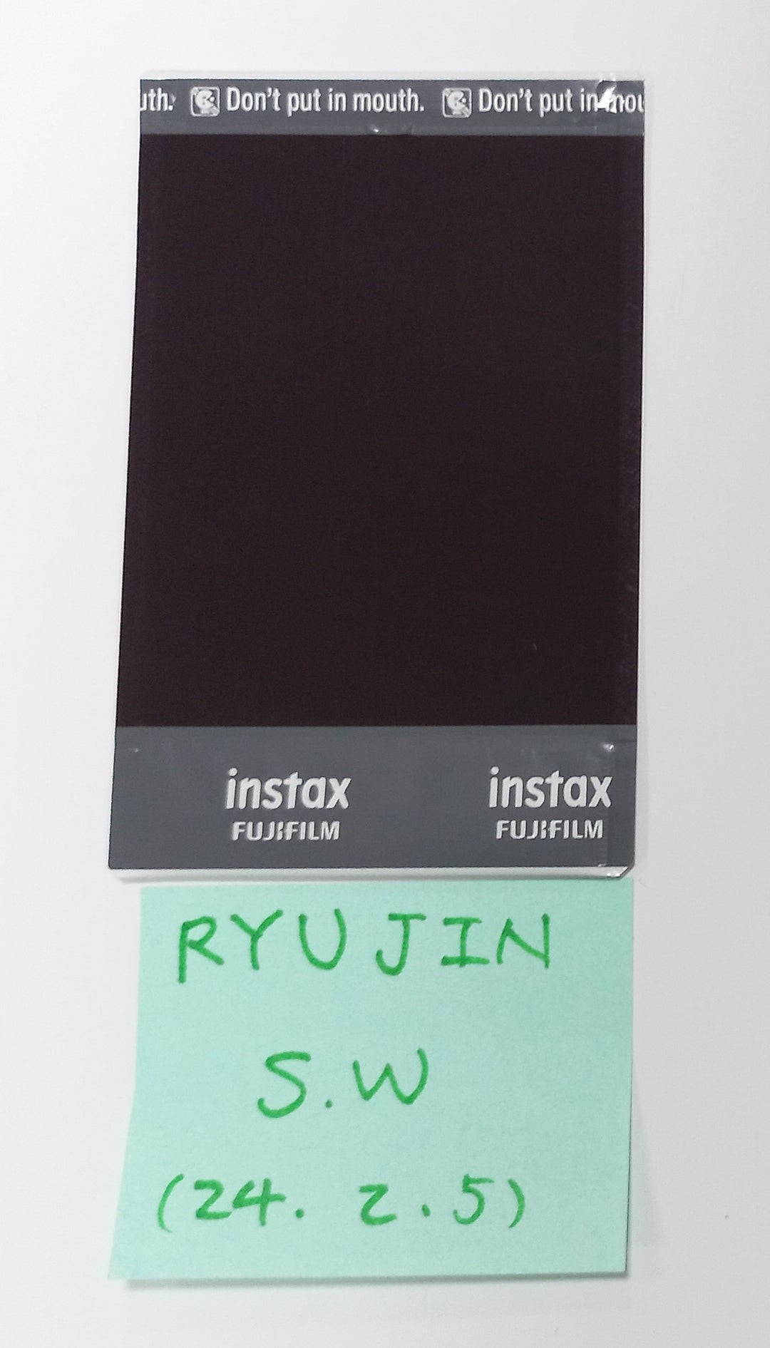 Ryujin (Of ITZY) 'BORN TO BE' - Hand Autographed(Signed) Polaroid ...