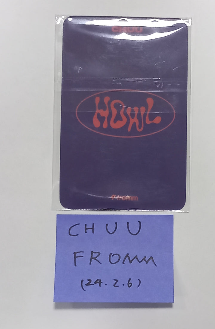 CHUU "Howl" - Hand Autographed(Signed) Fromm Lucky Draw Event Photocard [24.2.6]