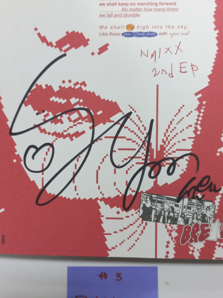 NMIXX "Fe3O4: Break" - Hand Autographed(Signed) Album [24.2.6]