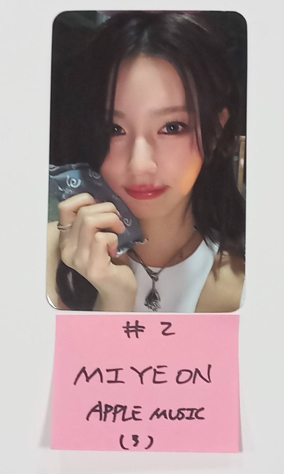 (g) I-DLE "2" 2nd Full Album - Apple Music Fansign Event Photocard [24.2.7]