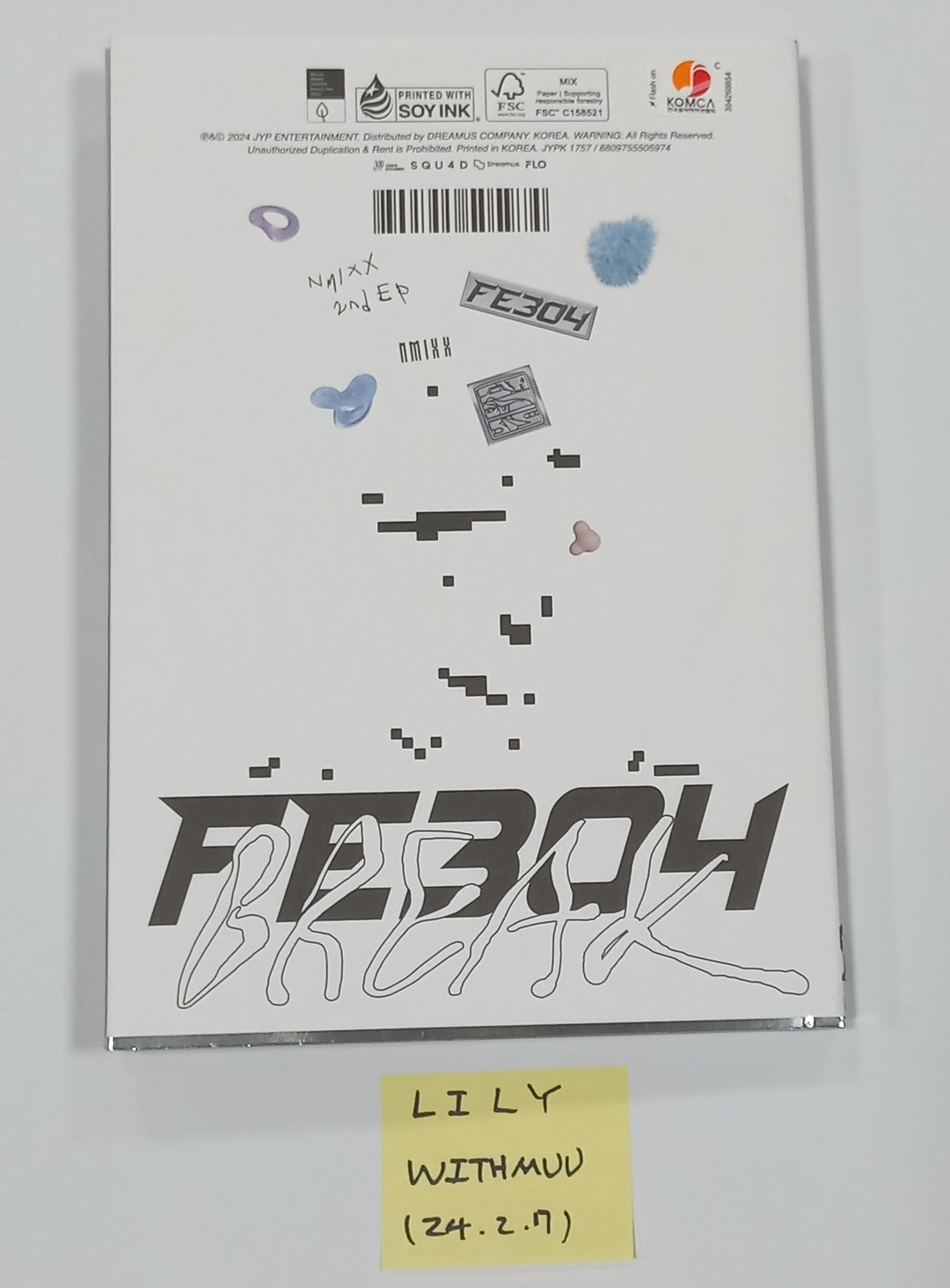 LILY (Of NMIXX) "Fe3O4: Break" - Hand Autographed(Signed) Album [24.2.7]