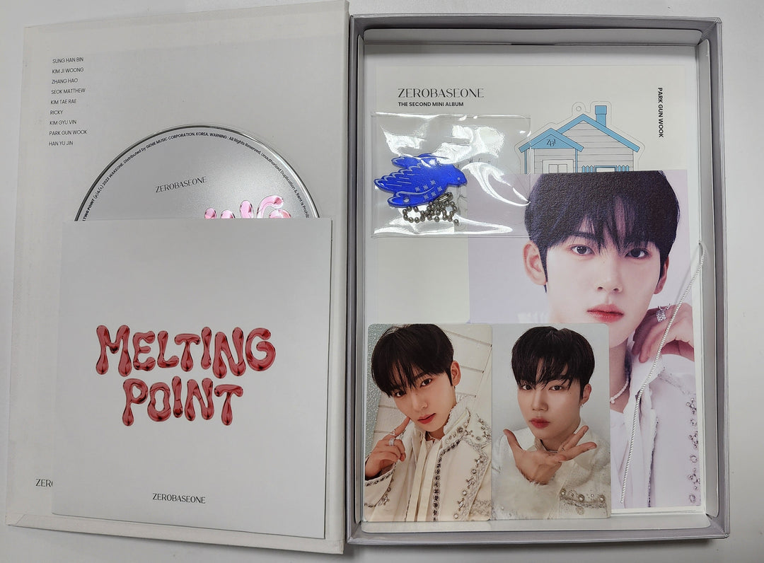 Sunghanbin (Of ZEROBASEONE (ZB1) "MELTING POINT" - Hand Autographed(Signed) Album [24.2.7]