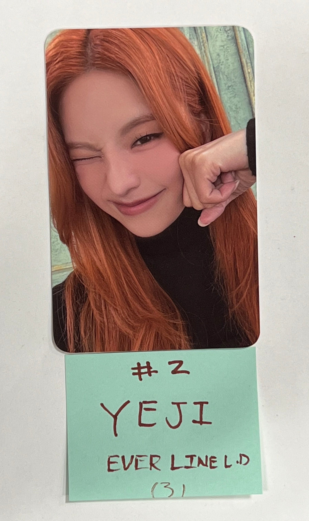 ITZY "BORN TO BE" - Everline Lucky Draw Event Photocard Round 2 [24.2.8]