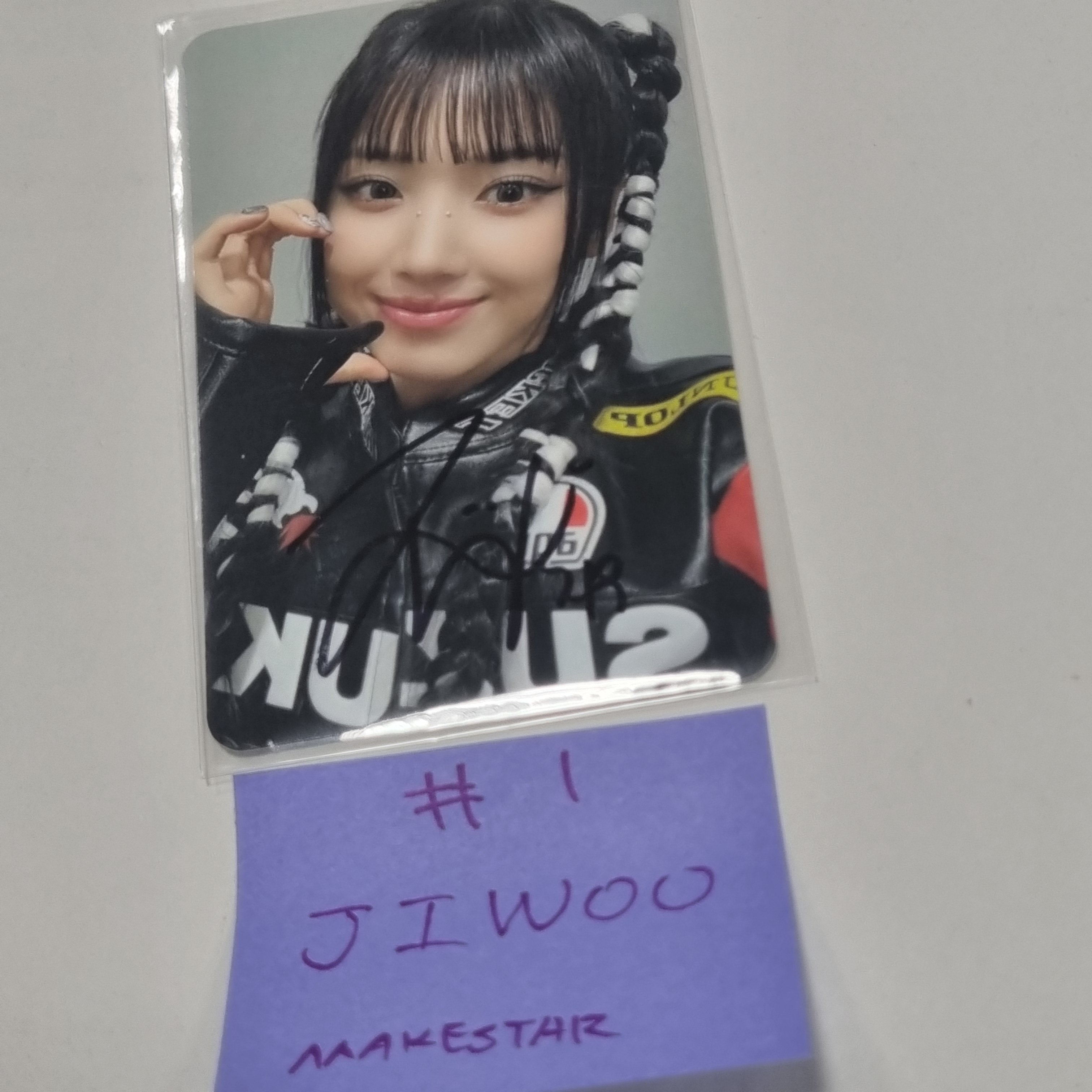 NMIXX 1st makestar ポラ　トレカ　ジウ　jiwoo JIWOO (Of NMIXX) 