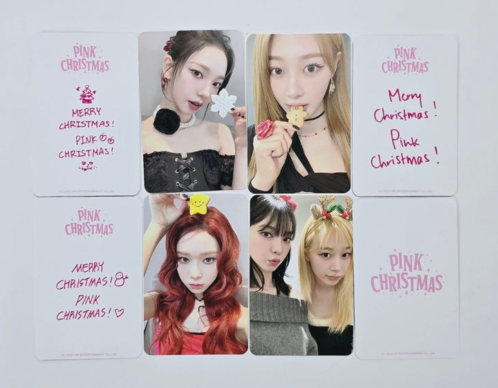 AESPA「ピンククリスマス」オフィシャルトレーディングフォトカード [24.2.19]