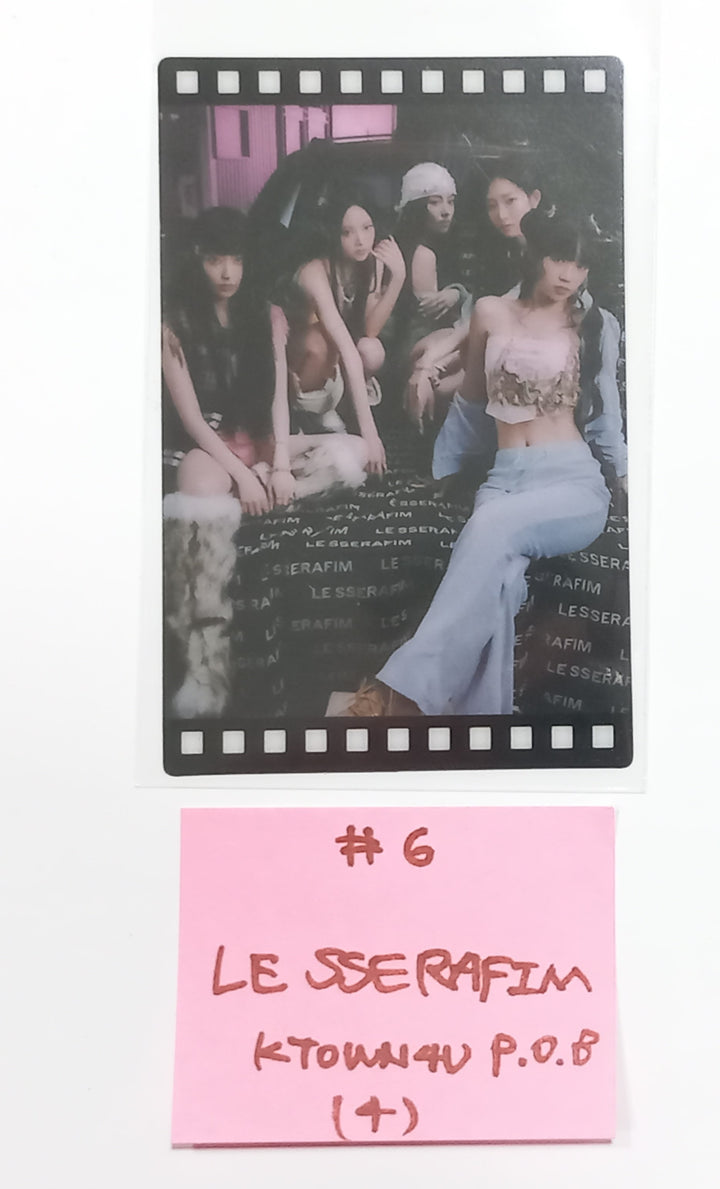 Le Sserafim 3rd Mini "EASY" - Ktown4U Pre-Order Benefit Film Transparent Photocard [24.02.21]