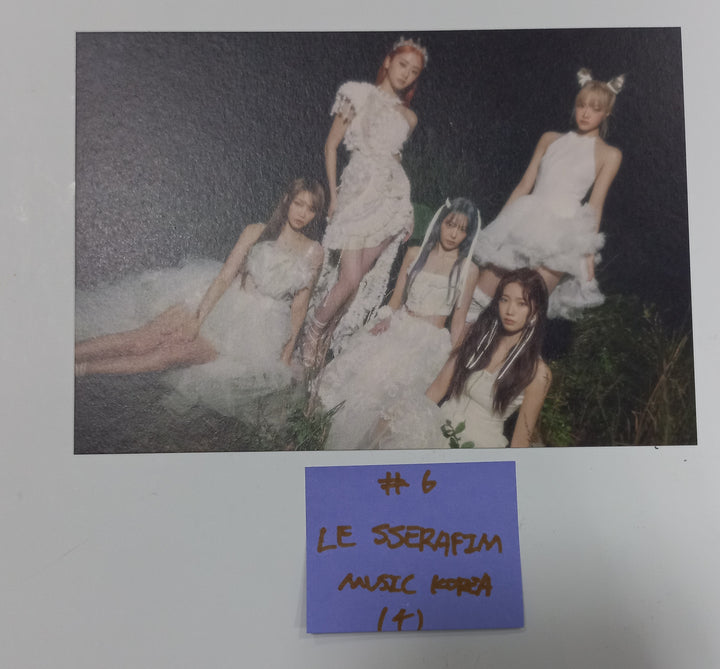 Le Sserafim 3rd Mini "EASY" - Music Korea プレオーダー特典フォトカード [24.02.22]