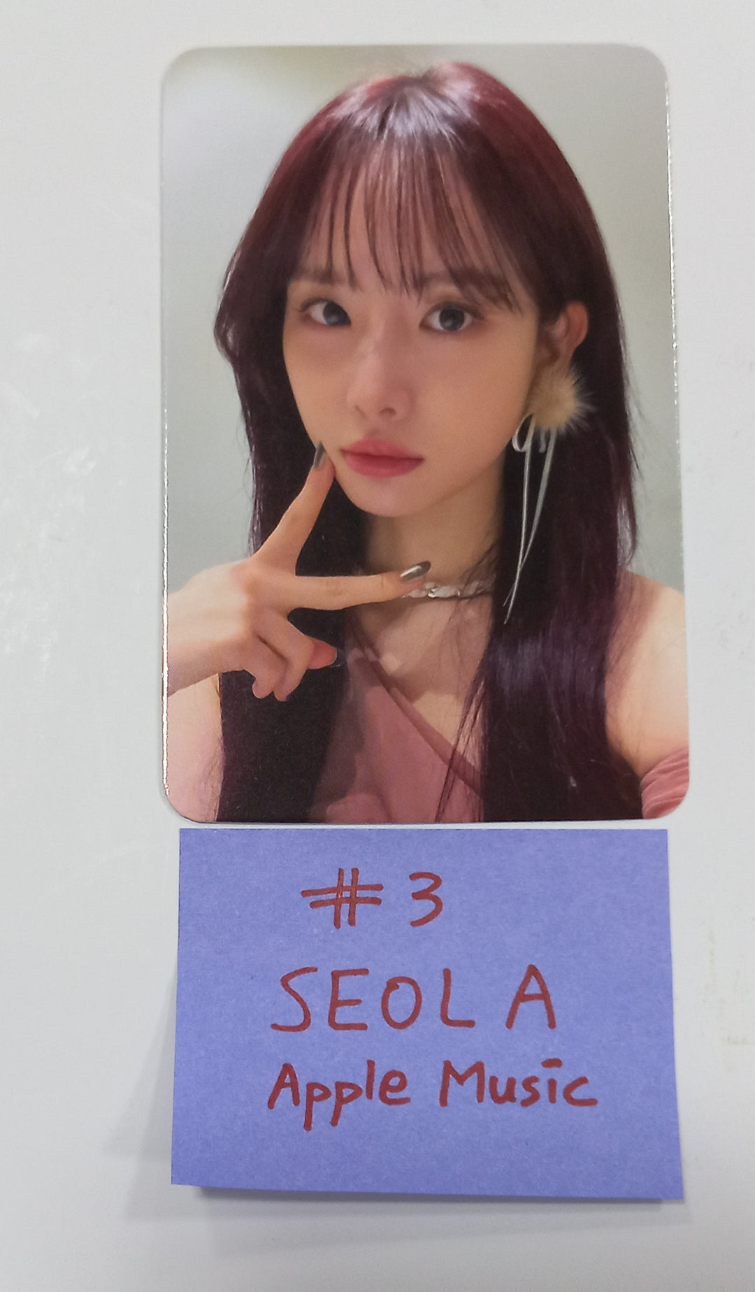 SEOLA (Of WJSN) "INSIDE OUT" - Apple Music Fansign Event Photocard [24.02.22]