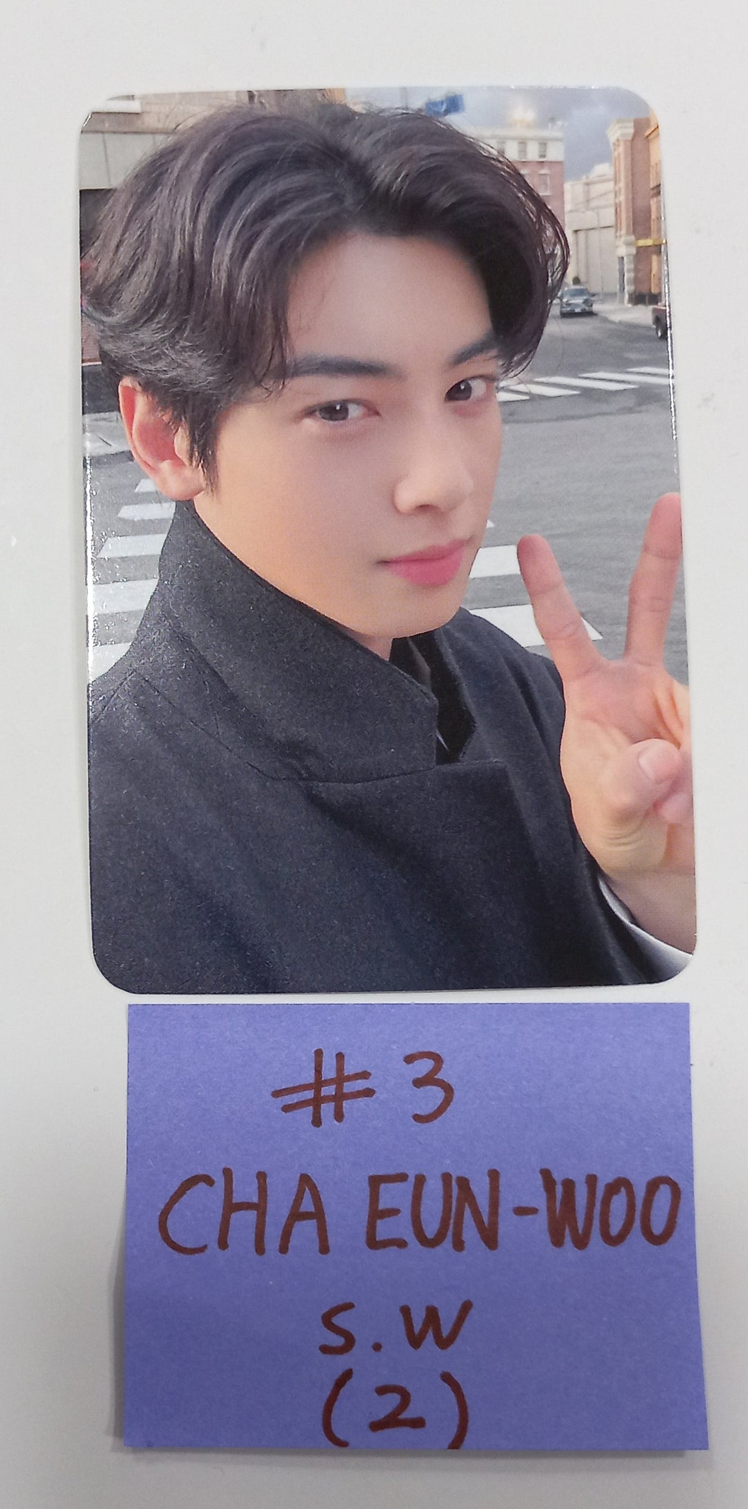 Cha Eun-Woo (Of ASTRO) "ENTITY" - Soundwave Pre-Order Benefit Photocard [24.2.22]