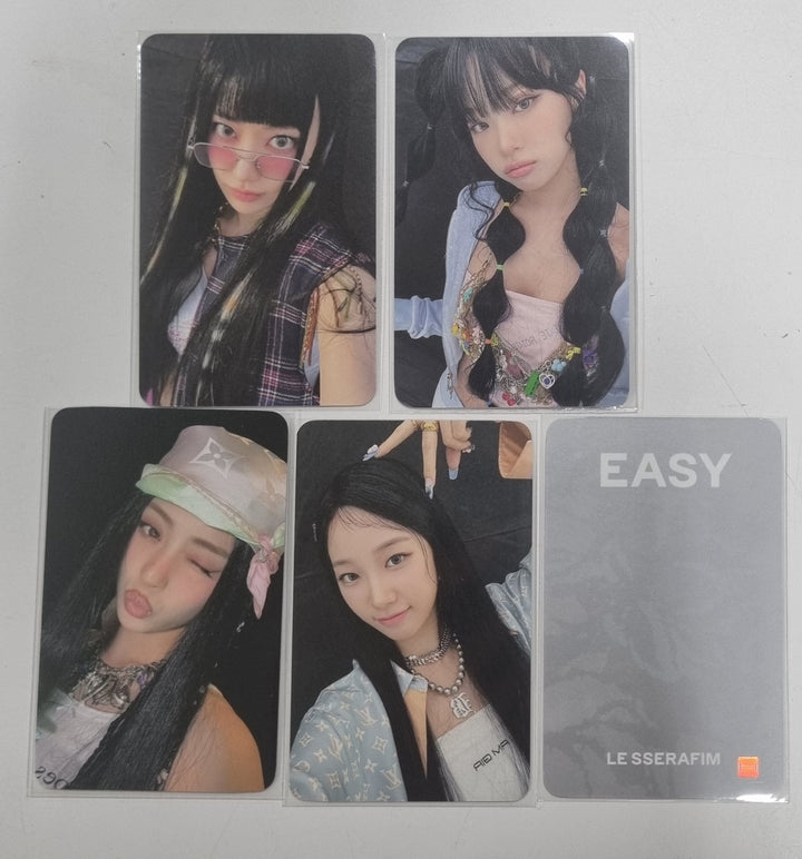 Le Sserafim 3rd Mini "EASY" - M2U Lucky Draw Event Photocards Set (5EA) [24.02.23] (再入荷 2/26)
