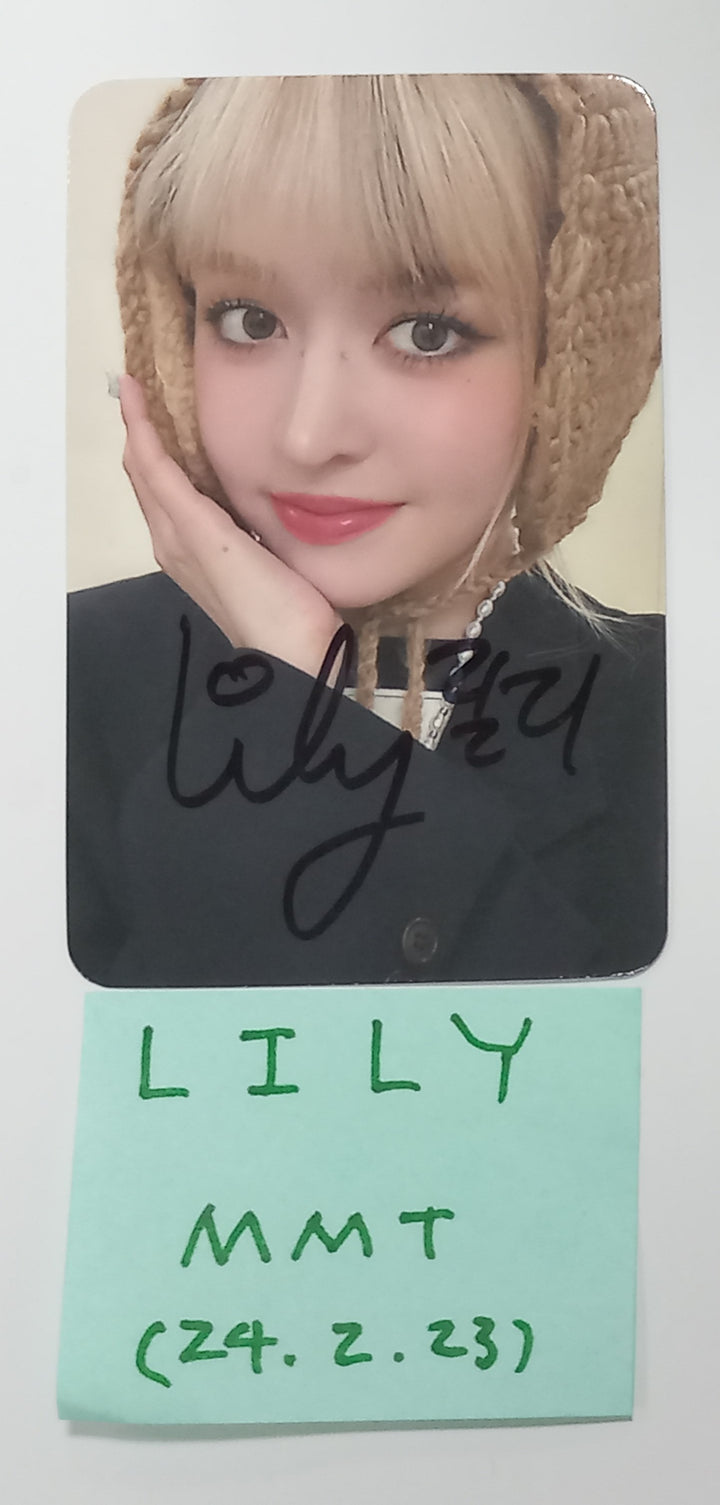 Lily (Of NMIXX) "Fe3O4: BREAK" - Hand Autographed(Signed) Photocard [24.2.23]