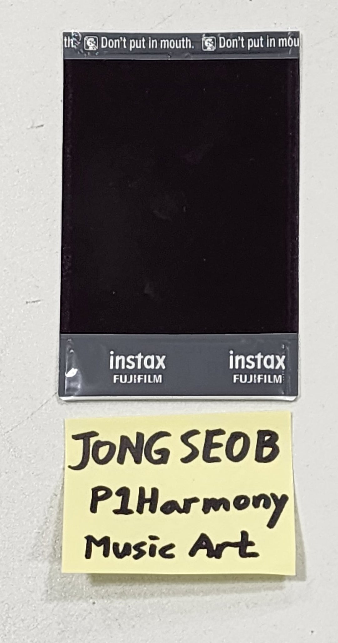 Jong Seob (Of P1Harmony) "때깔 (Killin' It)" - Hand Autographed(Signed) Polaroid [24.2.27]