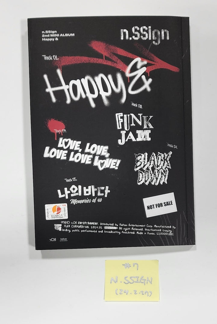 TEN "Light On Ver.", n.SSign "Happy &", YUGYEOM "TRUST ME", P1Harmony "때깔" - Hand Autographed(Signed) Album [24.2.27]