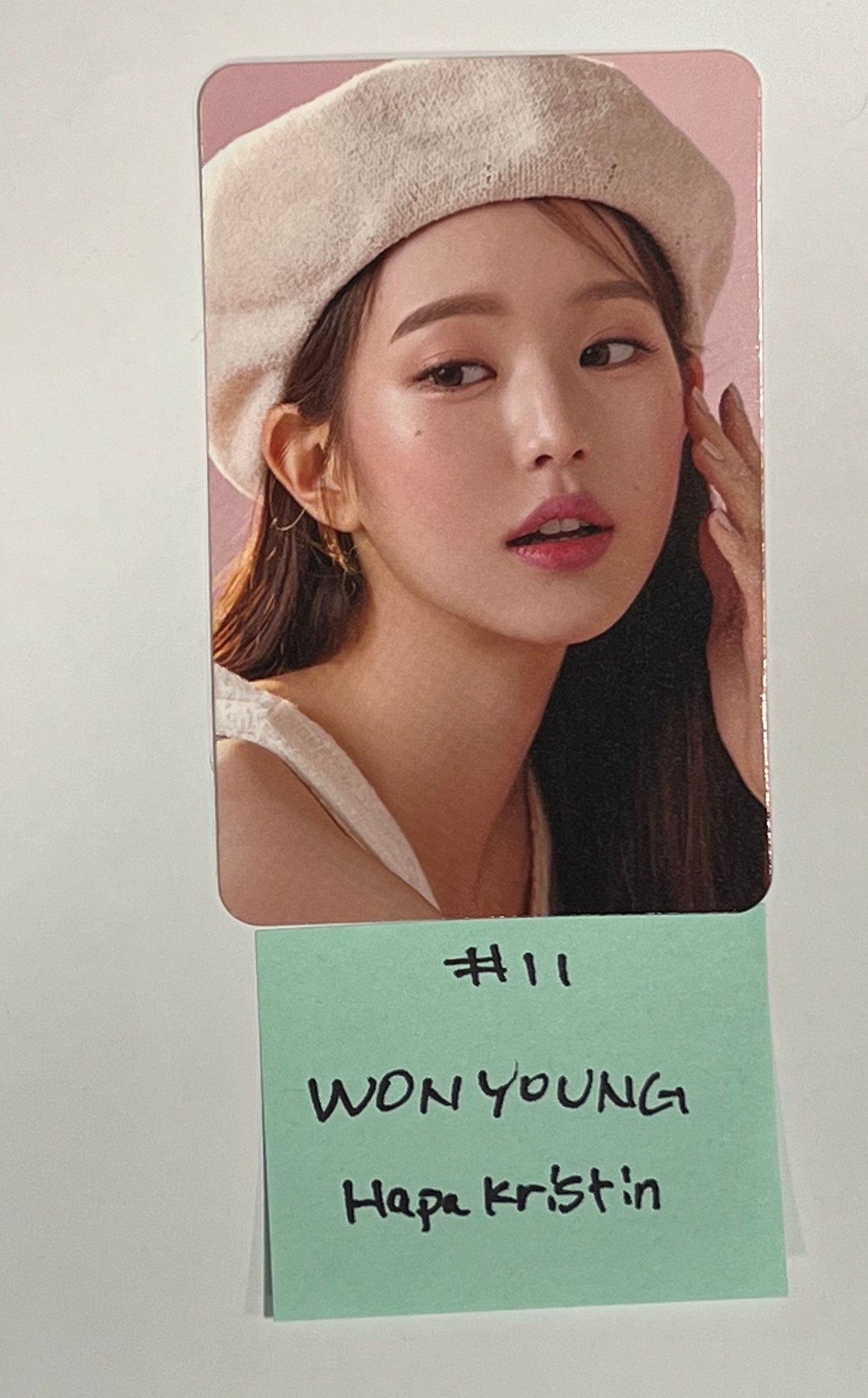 Jang Wonyoung Hapa store Kristin Photocard LIMITED