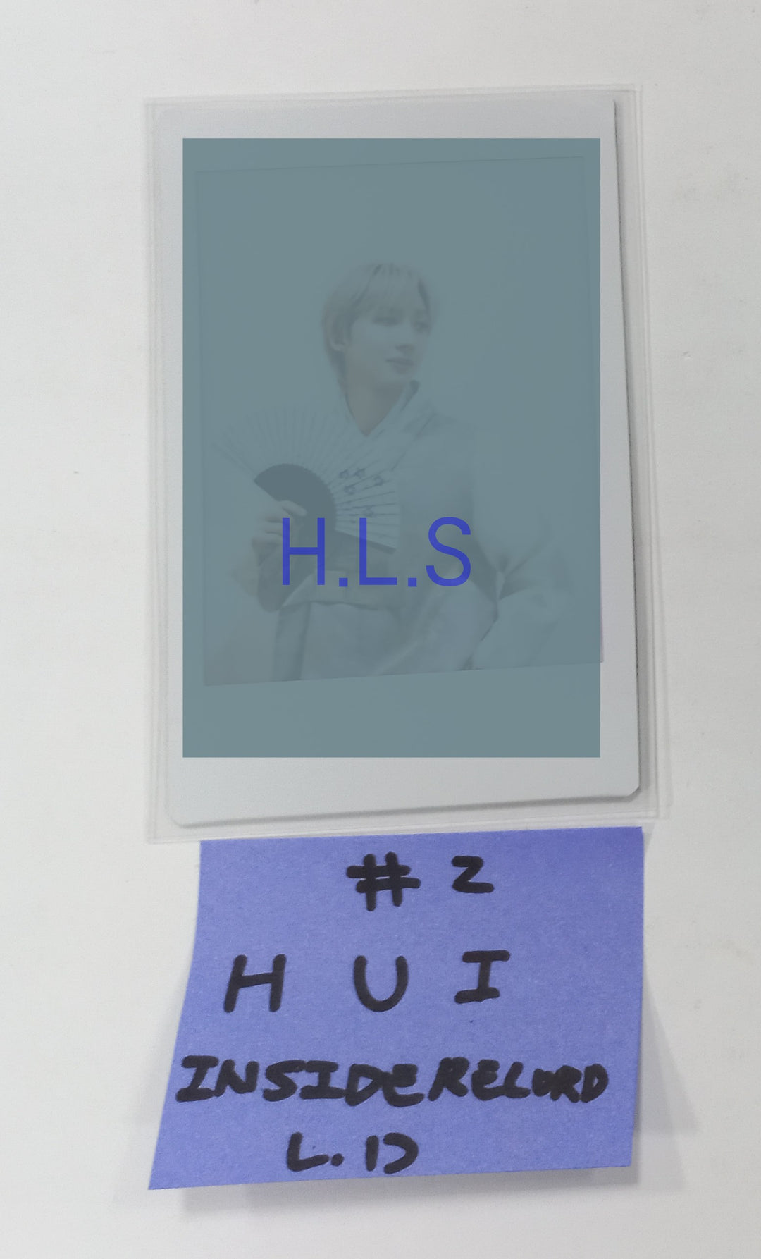 HUI "WHU IS ME : Complex" 1st Mini - Inside Record Lucky Draw Event Polaroid [Unsigned] [24.2.29]
