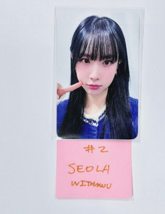 SEOLA (Of WJSN) "INSIDE OUT" - Withmuu Fansign Event Photocard [24.3.4]