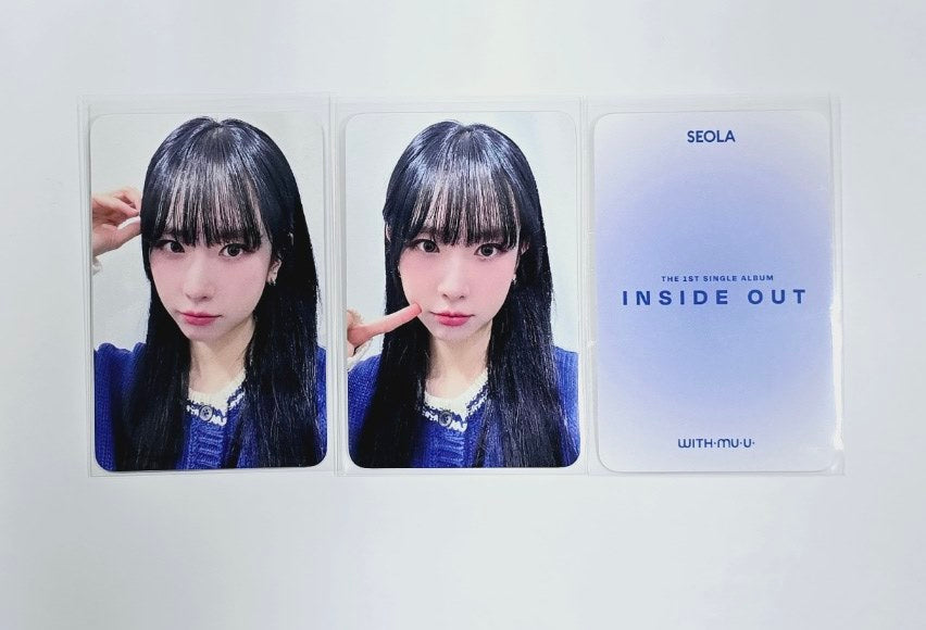 SEOLA (Of WJSN) "INSIDE OUT" - Withmuu Fansign Event Photocard [24.3.4]