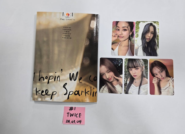 TWICE "With YOU-th" - Hand Autographed(Signed) Promo Album [24.3.4]