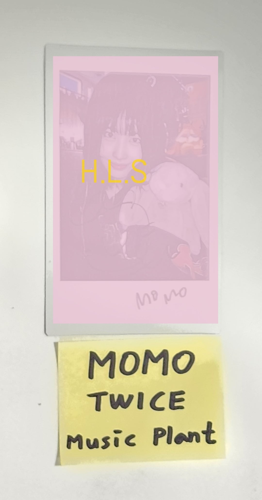 MOMO (Of TWICE) "With YOU-th" - Hand Autographed(Signed) Polaroid [24.3.4]