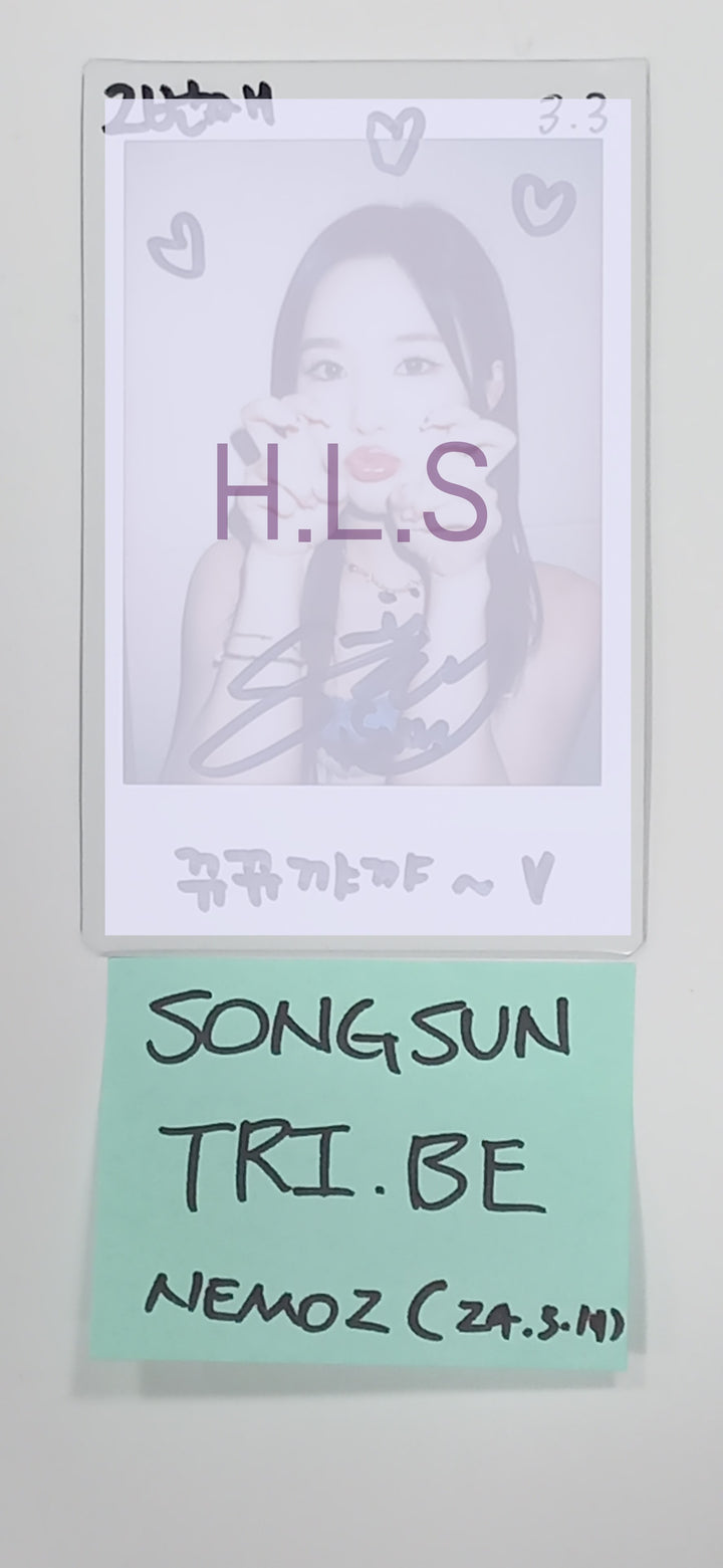 Songsun (Of TRI.BE) "Diamond" - Hand Autographed(Signed) Polaroid [24.3.11]