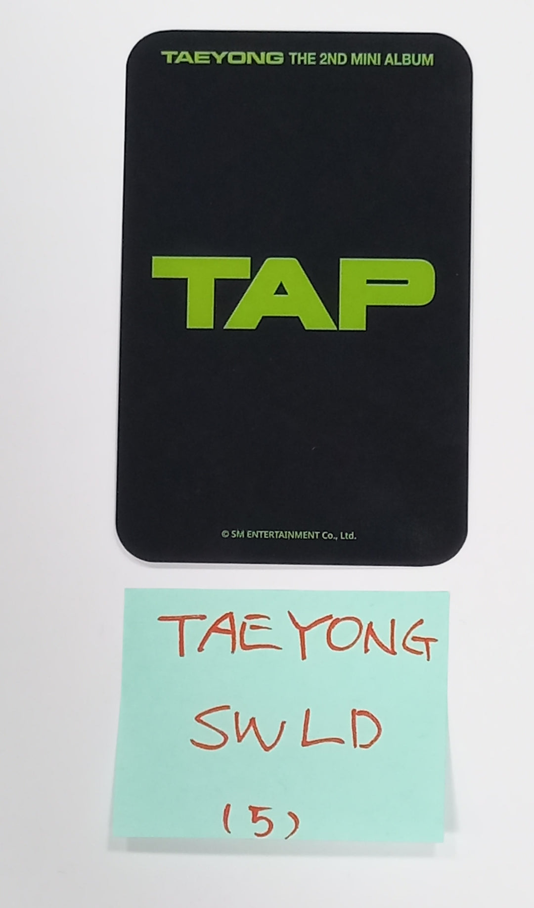 TAEYONG 2nd Mini "TAP" - Soundwave Lucky Draw Event Photocard [24.03.11]