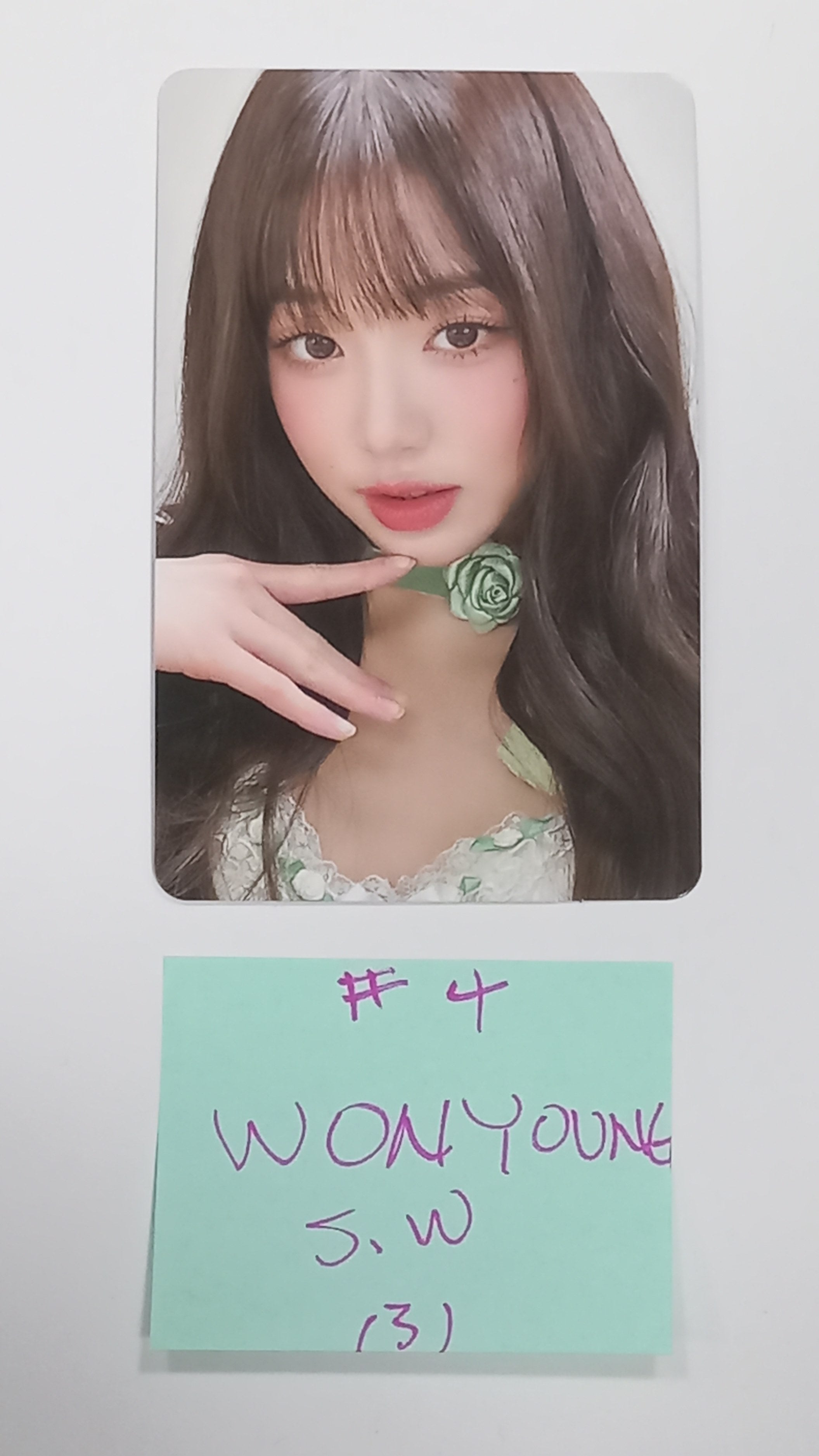 IVE WONYOUNG I'VE MINE Singapore Soundwave 14.0 Photocard PC