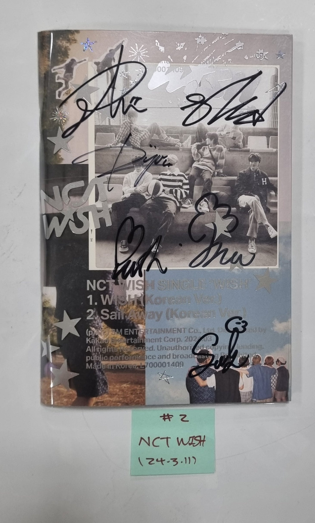 NCT Wish - Hand Autographed(Signed) Promo Album [24.3.11]