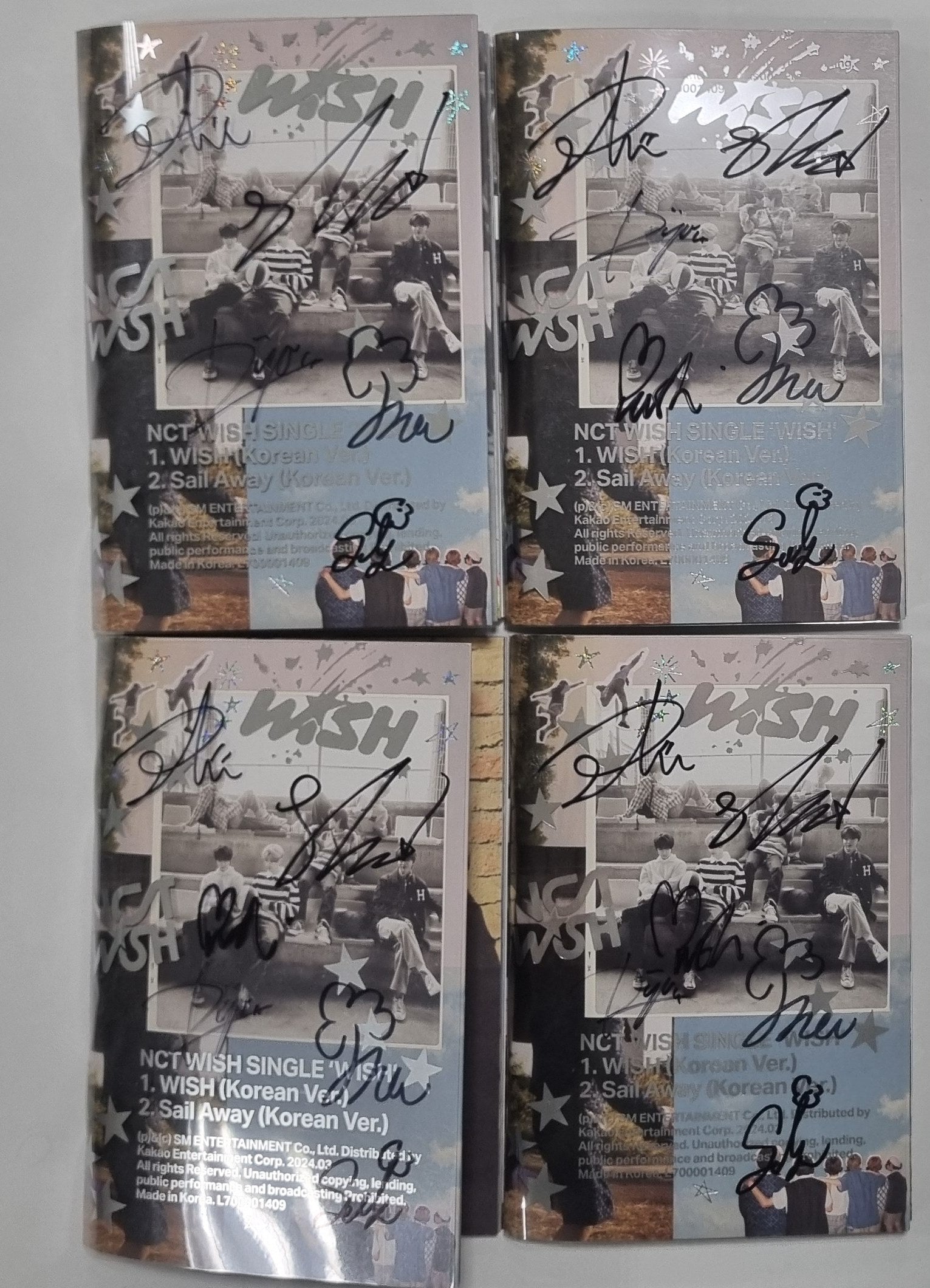 NCT Wish - Hand Autographed(Signed) Promo Album [24.3.11