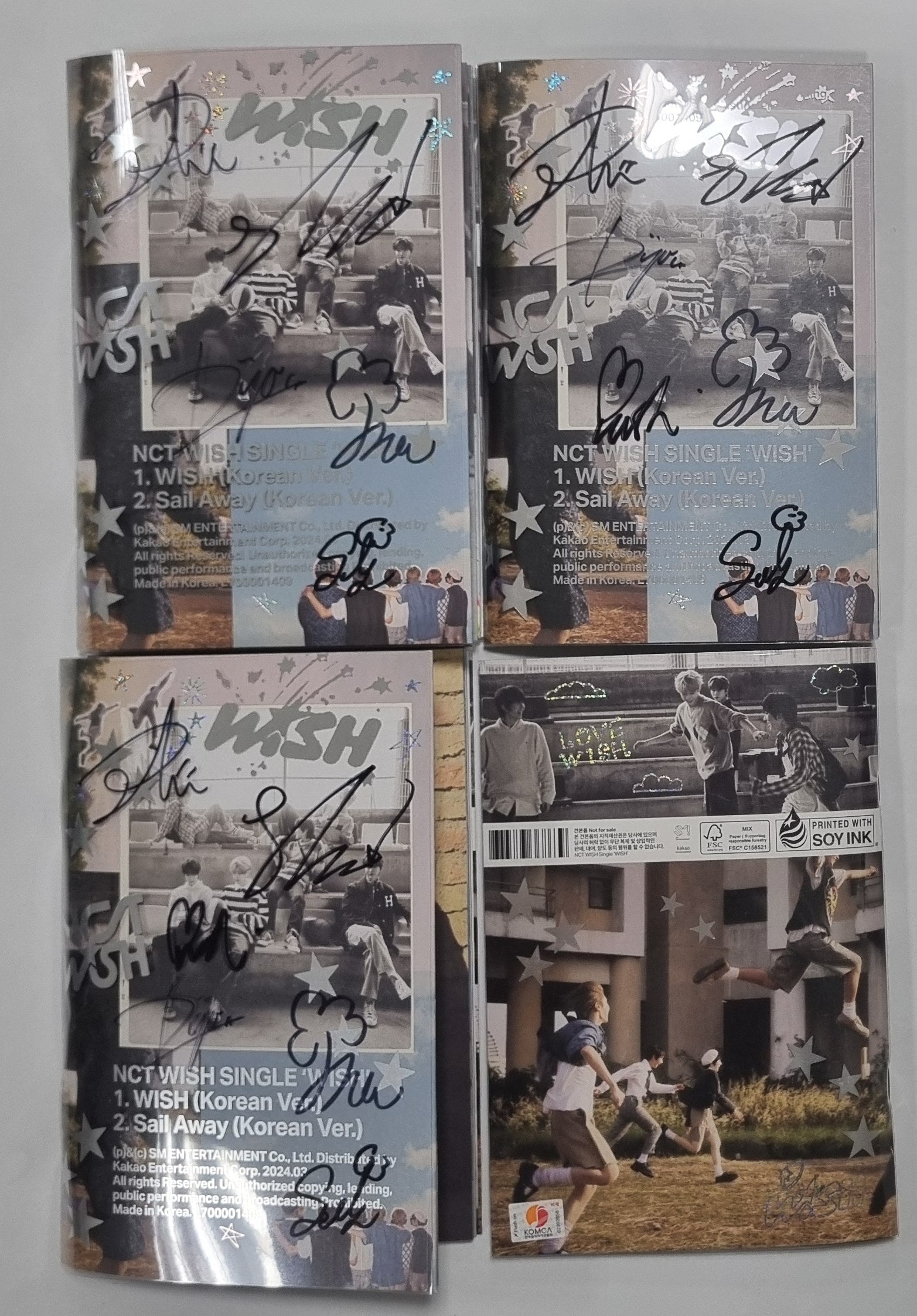 NCT Wish - Hand Autographed(Signed) Promo Album [24.3.11