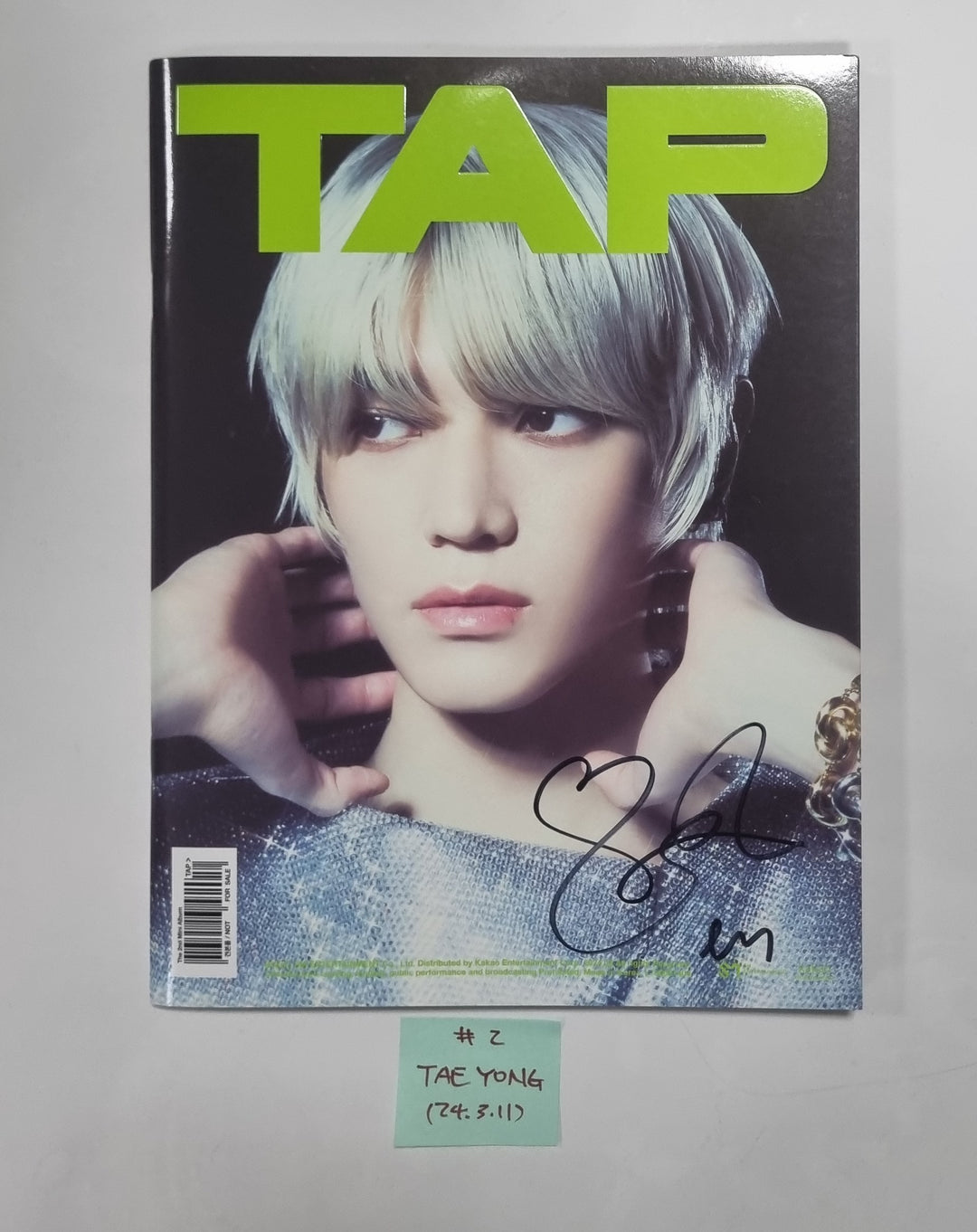 TAEYONG "TAP" - Hand Autographed(Signed) Promo Album [24.3.11]