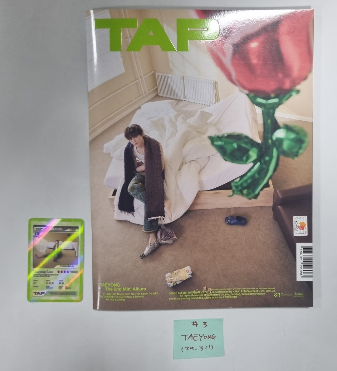 テヨン「TAP」 - 直筆サイン入りプロモアルバム [24.3.11]