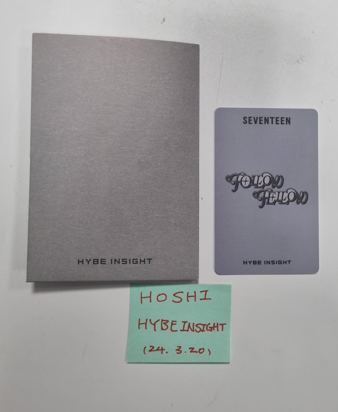 HOSHI (Of Seventeen) - Hybe Insight "Follow Fellow" Exhibition Ticket PVC Photocard [24.3.20]