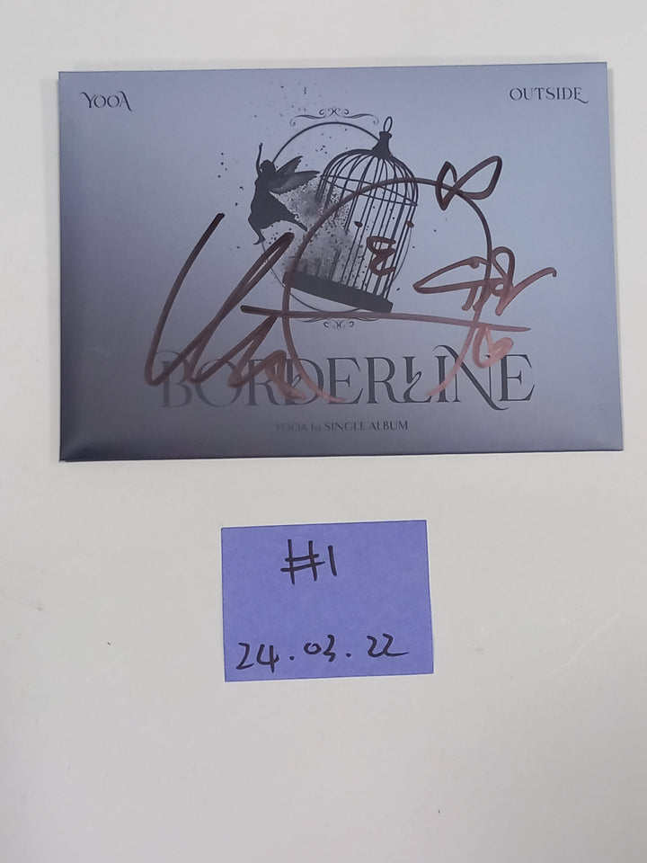 Yooa (Of Oh My girl) "Borderline" - Hand Autographed(Signed) Promo Album [24.3.22]