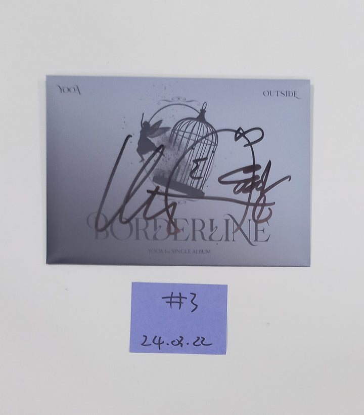 Yooa (Of Oh My girl) "Borderline" - Hand Autographed(Signed) Promo Album [24.3.22]