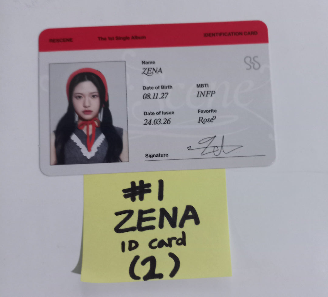 RESCENE "Re:Scene" - Official Photocard, ID Card, Message Card [24.3.27]