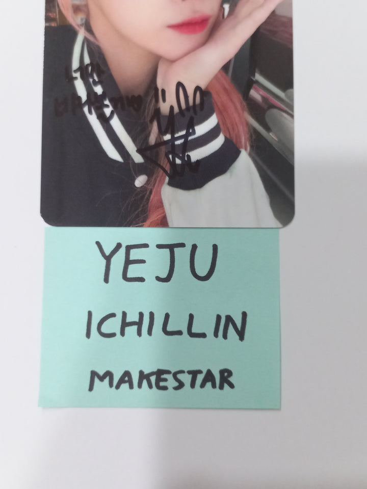 YEJU (Of ICHILLIN) "FEELIN' HOT" - Hand Autographed(Signed) Photocard [24.03.28]