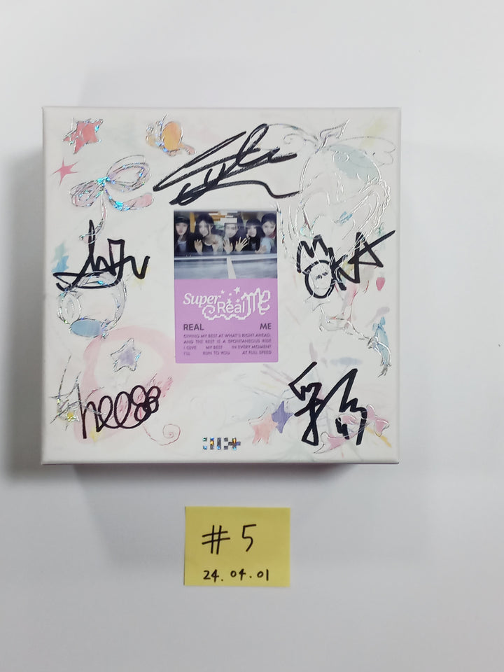 ILLIT "SUPER REAL ME" - Hand Autographed(Signed) Promo Album [24.4.1]