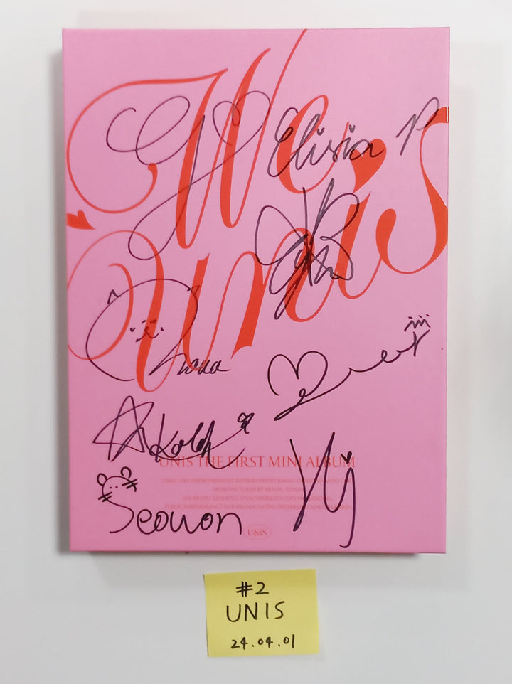 UNIS "WE UNIS", RESCENE "Re:Scene" - Hand Autographed(Signed) Promo Album [24.4.1]