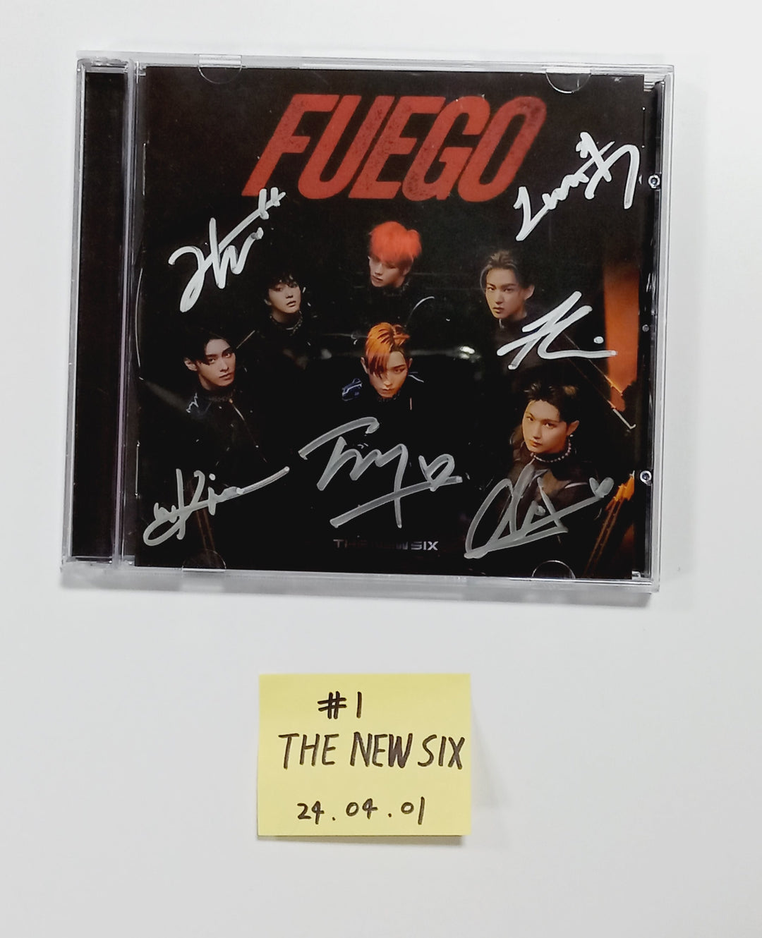 AMPERS&ONE "ONE HEARTED", TNX (The New Six) "Fuego" Digital Single Album - Hand Autographed(Signed) Promo Album [24.4.1]