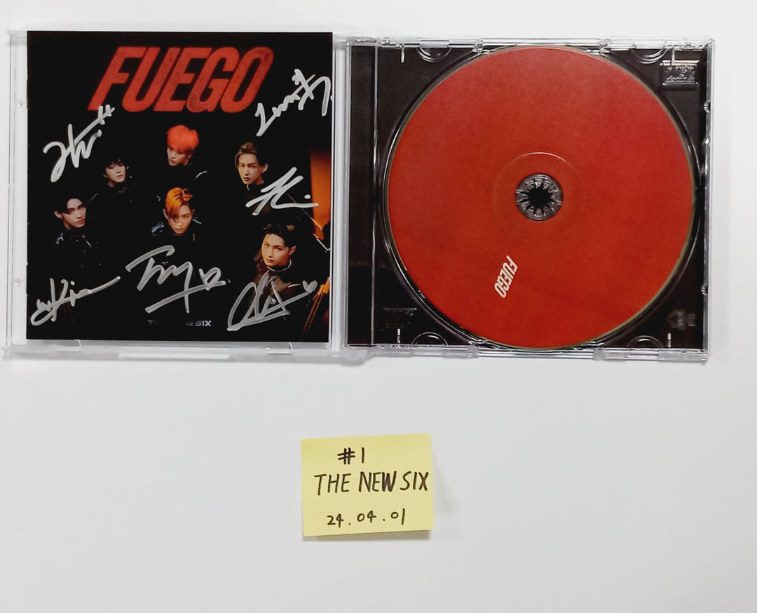 AMPERS&ONE "ONE HEARTED", TNX (The New Six) "Fuego" Digital Single Album - Hand Autographed(Signed) Promo Album [24.4.1]
