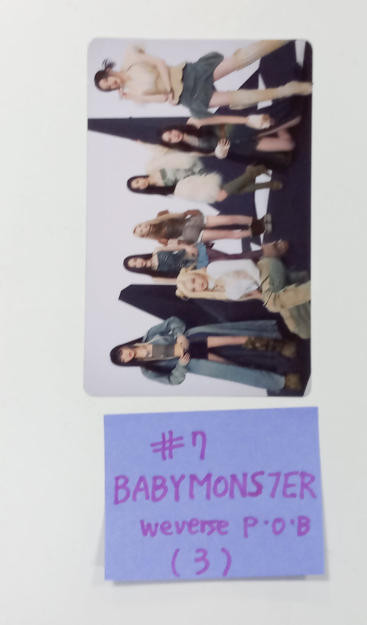 BABYMONSTER "BABYMONS7ER" - Weverse Shop Pre-Order Benefit Polaroid Type Photocard, Photo Stand [Restocked 4/18]  [24.4.3]