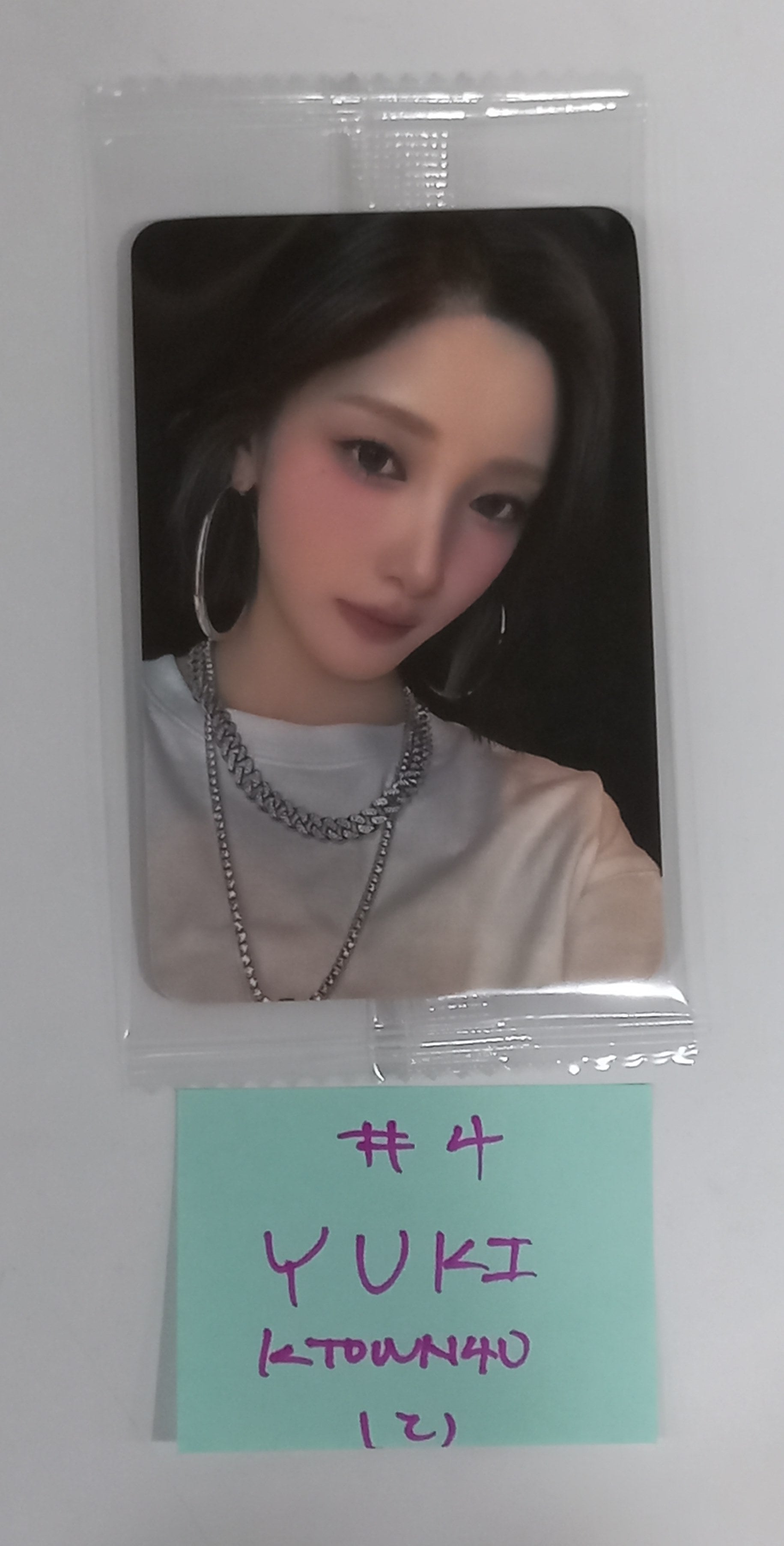 Purple Kiss チェイン サイン入りポラロイド PURPLE KISS 