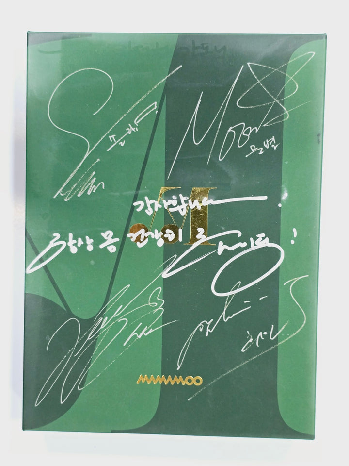 Mamamoo and Solar, Whee In, Hwasa, Moonbyul (of Mamamoo) - Hand Autographed(Signed) Promo Album [24.4.18]